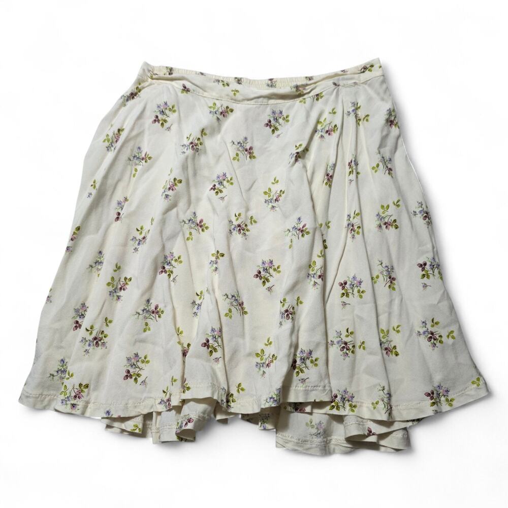 Denim & Supply Ralph Lauren Floral Skirt Boho Cottagecore Mini S Y2K